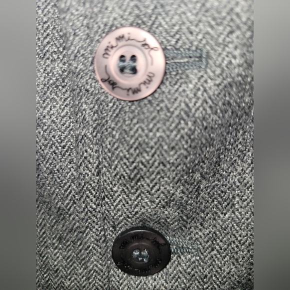 NWT Boy's Mimisol MadeinItaly Gray Herringbone Wool Blazer Jacket Sz 6 MSRP$240 - Picture 16 of 16